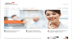Desktop Screenshot of aktiva-knjigovodstvo.com